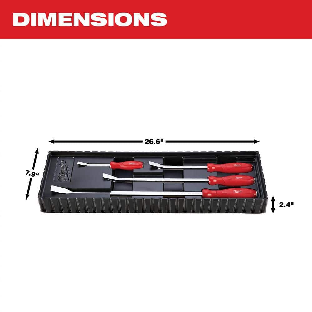 Milwaukee Pry Bar, Hook & Pick, and Screwdriver Mechanic Tool Set (14-Piece)