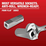 Milwaukee 3/8 in. and 1/4 in. Drive SAE/Metric Ratchet & Socket Mechanics Tool Set, 54-Piece