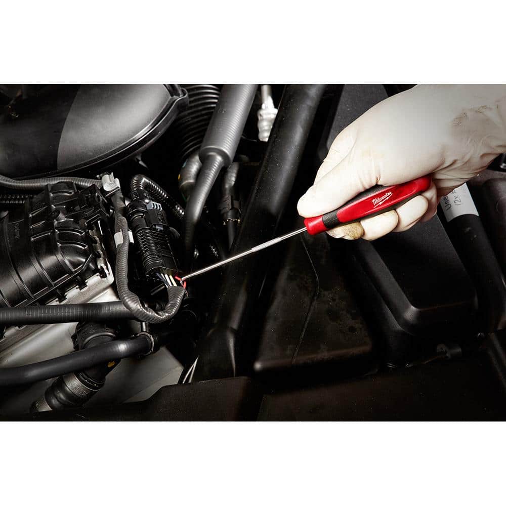 Milwaukee 144-Position Flex-Head Ratcheting Combination Wrench Set, SAE, with Hook and Pick Set (19-Piece)