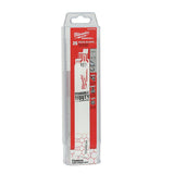 Milwaukee 9 in. 18 TPI TORCH Thick Metal Cutting SAWZALL Reciprocating Saw Blades with TORCH Carbide Blade, 26-Pack