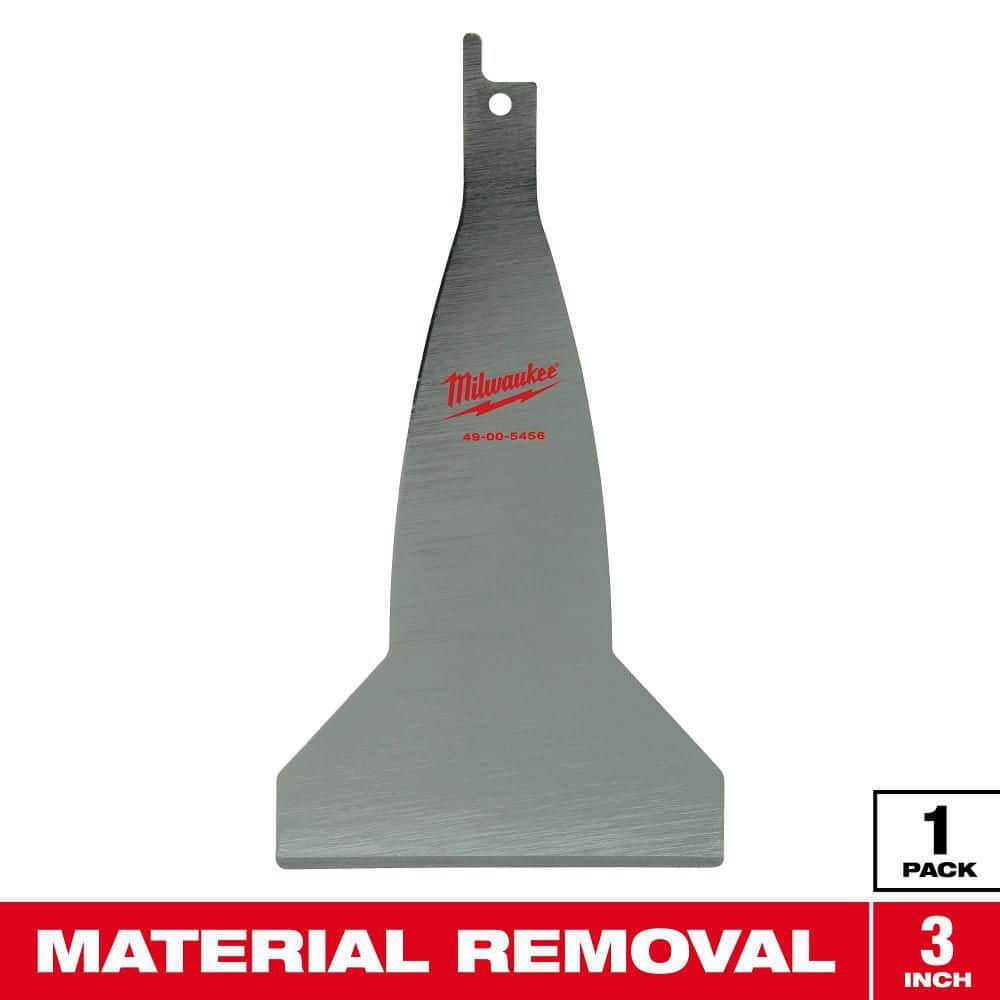 Milwaukee 3 in. Scraper Reciprocating Saw Blade, 5 in Length