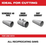Milwaukee SAWZALL Metal Cutting Bi-Metal Reciprocating Blade Set, 16-Piece (Model 49-22-1216)
