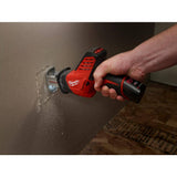 Milwaukee M12 12V Lithium-Ion HACKZALL Cordless Reciprocating Saw Kit with M12 3/8 in. Ratchet and 6.0 Ah XC Battery Pack