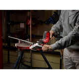 Milwaukee M12 FUEL 12V Lithium-Ion Brushless Cordless HACKZALL Reciprocating Saw Kit with M12 3/8 in. Right Angle Drill