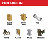 Milwaukee M12 FUEL 12V Lithium-Ion Brushless Cordless HACKZALL Reciprocating Saw Kit with M12 3/8 in. Right Angle Drill