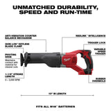Milwaukee M18 18V Lithium-Ion Cordless SAWZALL Reciprocating Saw and 6-1/2 in. Circular Saw (Tool-Only)