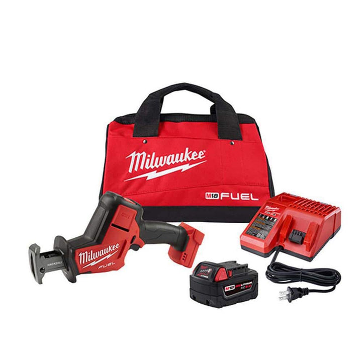 Milwaukee M18 FUEL 18-Volt Brushless Cordless HACKZALL Reciprocating Saw Kit with (1) 5.0Ah Battery, Charger & Tool Bag