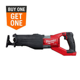 Milwaukee M18 FUEL 18V Lithium-Ion Brushless Cordless SUPER SAWZALL Orbital Reciprocating Saw with M18 5.0 Ah Battery