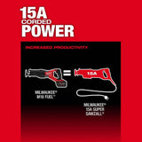 Milwaukee M18 FUEL 18‑Volt Brushless Cordless SUPER SAWZALL Orbital Reciprocating Saw Kit with (1) 12.0Ah Battery