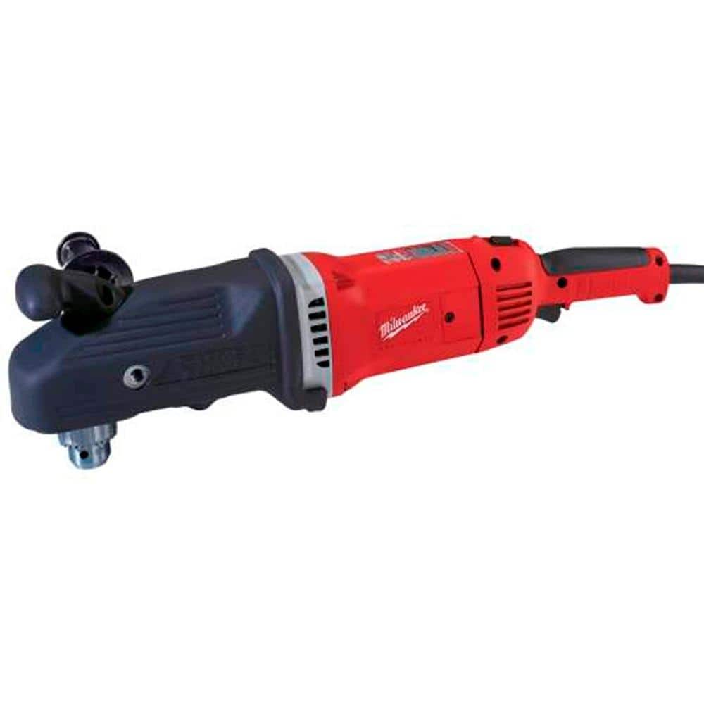 Milwaukee 1/2 in. Super Hawg Right Angle Drill, 13A, 450/1750 RPM (Model 1680-21)