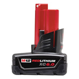 Milwaukee M12 12V Lithium-Ion Cordless 3/8 in. Right Angle Drill with 10 oz. Caulk and Adhesive Gun and 6.0 Ah XC Battery Pack