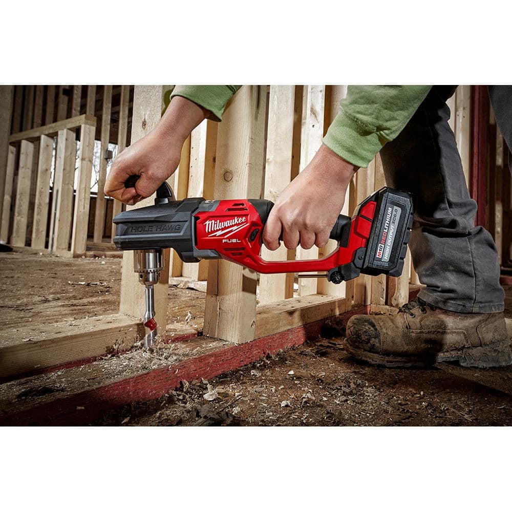 Milwaukee M18 FUEL Gen II 18V Brushless Cordless 1/2 in. Hole Hawg Right Angle Drill (Tool-Only)