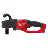 Milwaukee M18 FUEL 18V Lithium-Ion Brushless Cordless Hole Hawg 7/16 in. Right Angle Drill with QUIK-LOK + 9-Pc PACKOUT Hole Saw Kit