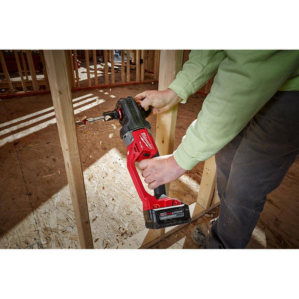 Milwaukee M18 FUEL 18V Brushless Cordless HOLE HAWG 7/16 in. Right Angle Drill w/ QUIK-LOK (Tool-Only)