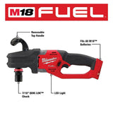 Milwaukee M18 FUEL 18V Brushless Cordless HOLE HAWG 7/16 in. Right Angle Drill w/ QUIK-LOK (Tool-Only)