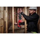 Milwaukee M18 FUEL 18-Volt Lithium-Ion Brushless Cordless GEN 2 SUPER HAWG 7/16 in. Right Angle Drill with 9pc PACKOUT Hole Saw Kit