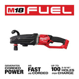 Milwaukee M18 FUEL 18V Lithium‑Ion Brushless Cordless GEN 2 SUPER HAWG 7/16 in. Right Angle Drill (Tool‑Only)