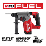 Milwaukee M18 FUEL 18V Lithium-Ion Brushless Cordless 1 in. SDS-Plus Rotary Hammer with Deep Cut Bandsaw (2-Tool)