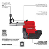 Milwaukee M18 FUEL 18-Volt Lithium-Ion Brushless 1 in. Cordless SDS-Plus Rotary Hammer Kit with FUEL 1/2 in. Impact Wrench (2 Batteries & Charger)