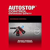 Milwaukee M18 FUEL ONE-KEY 18V Lithium-Ion Brushless Cordless 1 in. SDS-Plus Rotary Hammer Kit with Mid-Torque Impact Wrench, HAMMERVAC, 2x XC6.0 Batteries & Charger