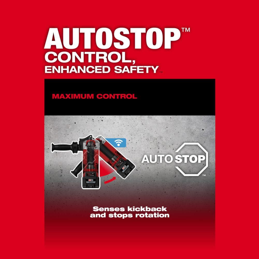 Milwaukee M18 FUEL 18V Lithium-Ion Brushless 1-1/8 in. Cordless SDS-Plus Rotary Hammer Kit with Dust Extractor, 2 XC6.0 Batteries, Rapid Charger & M18 FUEL Impact Wrench