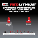 Milwaukee M12 12-Volt Lithium-Ion Cordless Rotary Tool, Tool-Only, 1/8 in. Collet, 5,000–32,000 RPM