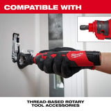 Milwaukee M12 12V Lithium-Ion Cordless Brushless Rotary Tool with M12 Oscillating Multi-Tool (Tool-Only)
