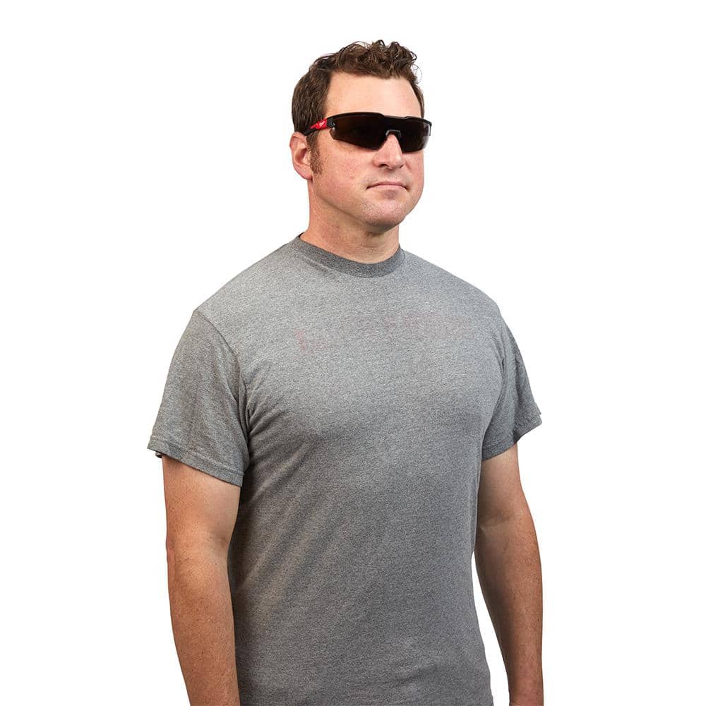 Milwaukee Tinted Safety Glasses with Anti-Scratch Lenses (3-Pack)