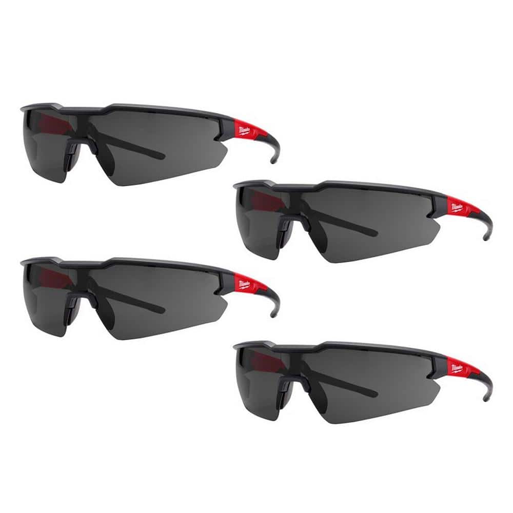 Milwaukee Tinted Safety Glasses with Anti‑Scratch Lenses – ANSI Z87.1+/CSA Z94.3