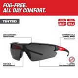 Milwaukee Tinted Safety Glasses with Anti‑Scratch Lenses – ANSI Z87.1+/CSA Z94.3
