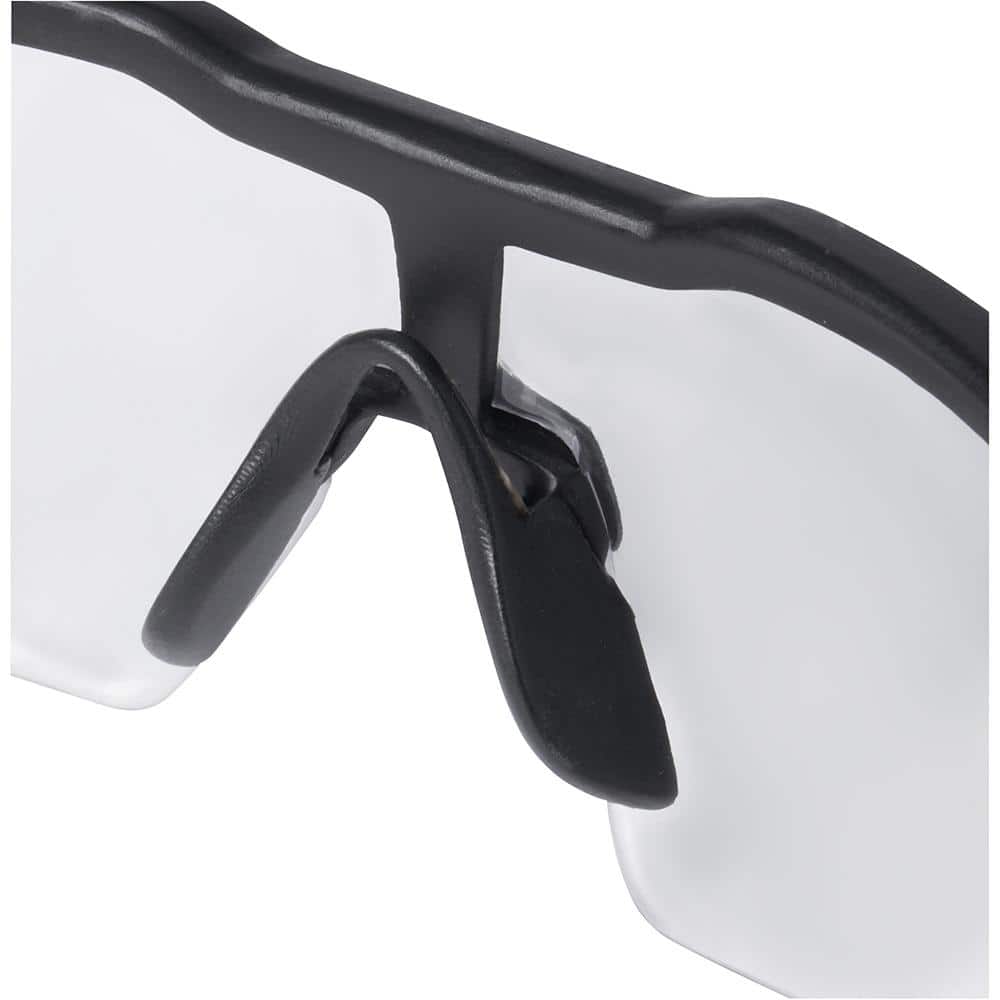 Milwaukee Safety Glasses with Clear Anti-Scratch Lenses (12-Pack)