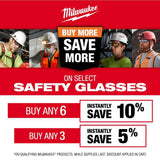 Milwaukee Safety Glasses with Clear Anti-Scratch Lenses (12-Pack)