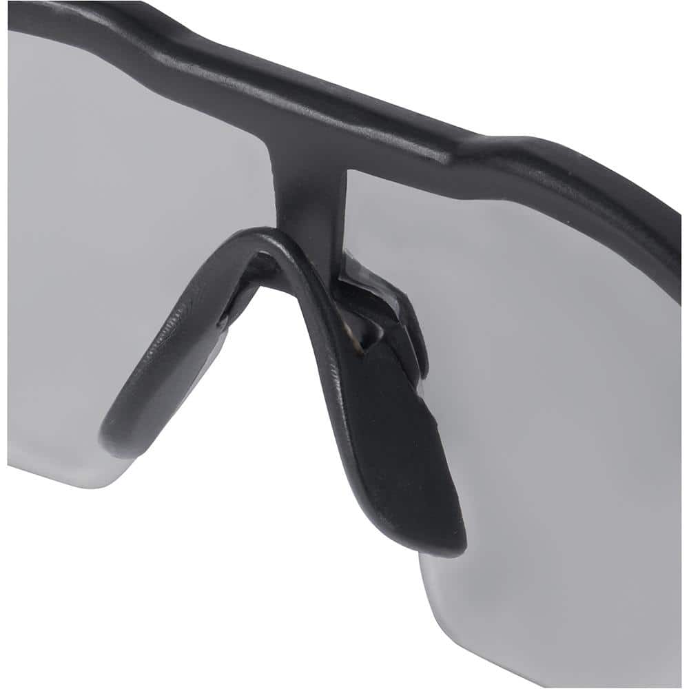 Milwaukee Safety Glasses with Gray Anti-Scratch Lenses (12-Pack)