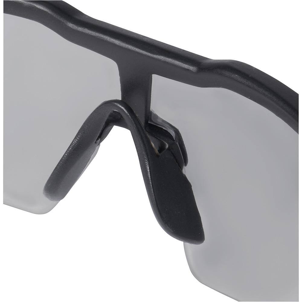 Milwaukee Safety Glasses with Gray Anti‑Scratch Lenses (3‑Pack)