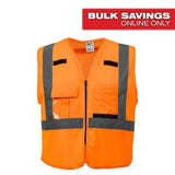 Milwaukee 2X-Large/3X-Large Orange Class 2 High-Visibility Safety Vest with 10 Pockets (2-Pack)