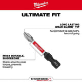 Milwaukee SHOCKWAVE Impact Duty PH2 x 6 in. Alloy Steel Screwdriver Bit