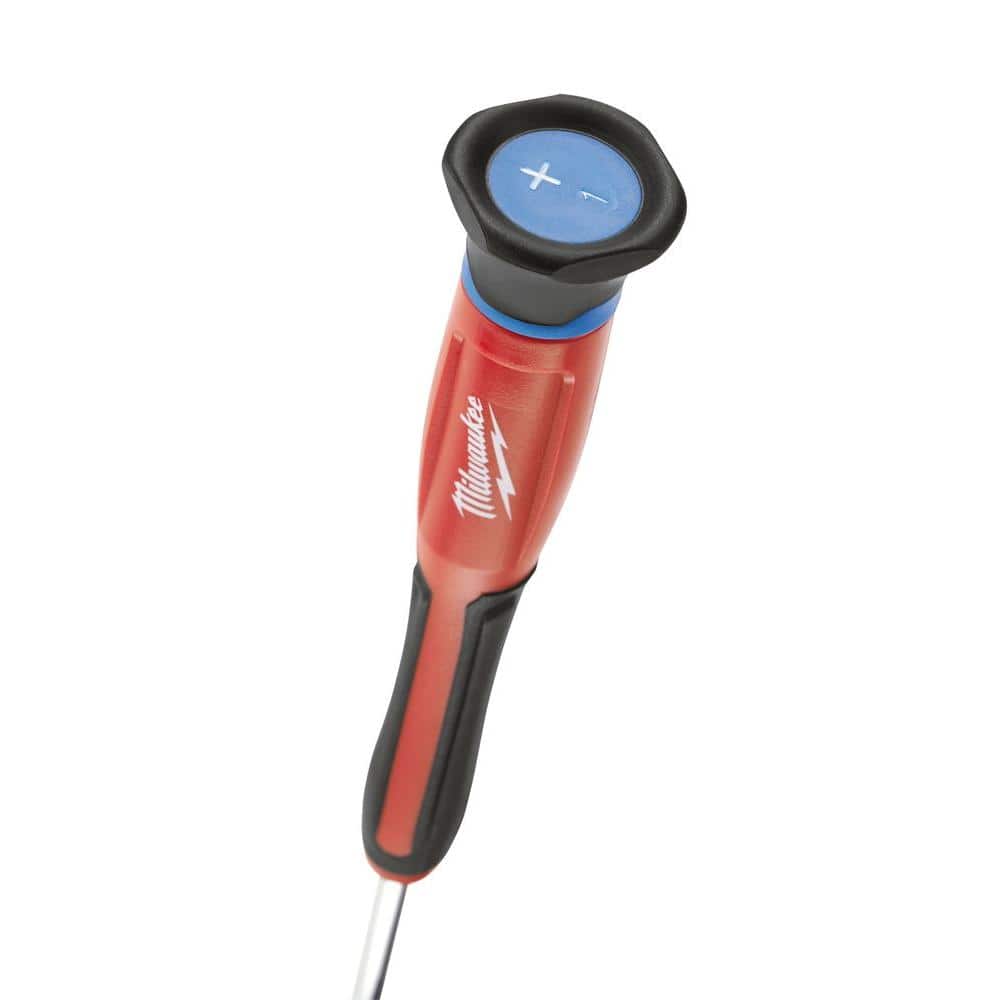 Milwaukee 4-Piece Precision Screwdriver Set, Phillips #1 & Slotted 1/8", 3/32", 1/16"