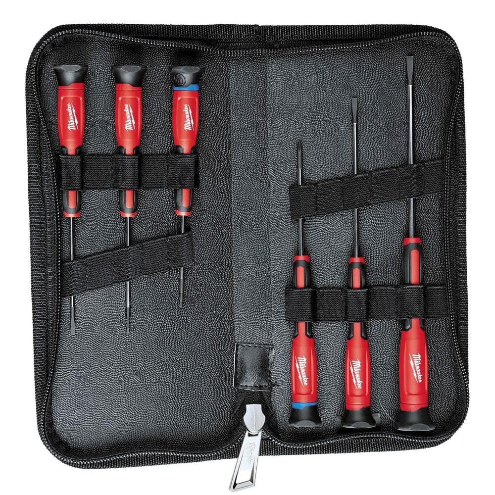 Milwaukee Precision Phillips & Torx Screwdriver Set, All-Metal Core, 12-Piece (48-22-2606 & 48-22-2610)