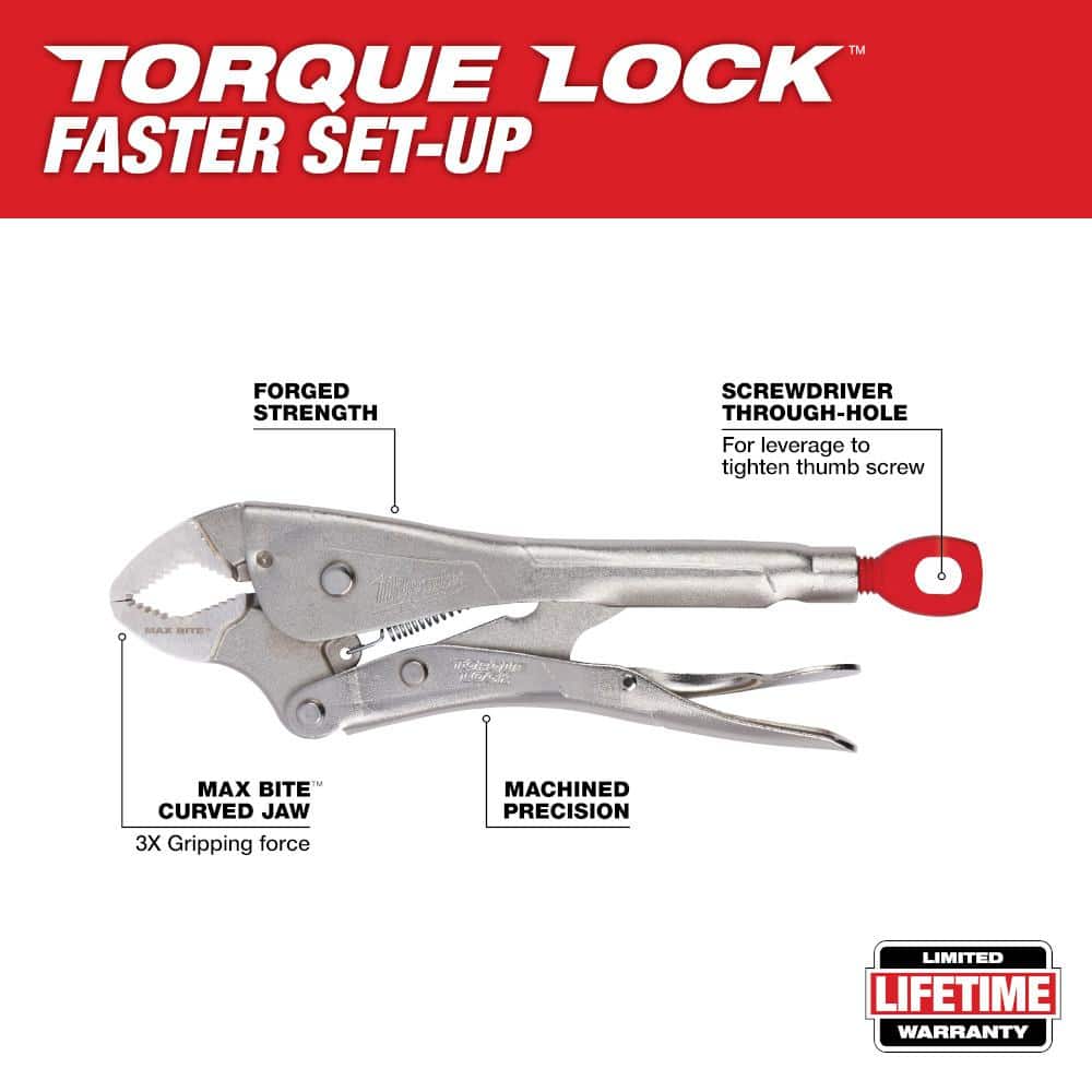 Milwaukee Combination Screwdriver and TORQUE LOCK Locking Pliers Kit (20-Piece)