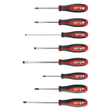 Milwaukee Screwdriver Set with Tri‑Lobe Handles, Magnetic Tips (8‑Piece)