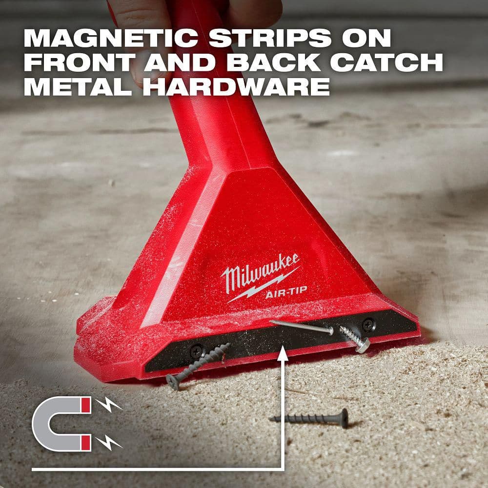 Milwaukee AIR-TIP 1-1/4 in. to 2-1/2 in. Magnetic Utility Nozzle Wet/Dry Shop Vacuum Attachment (1-Piece)