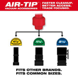 Milwaukee AIR-TIP Claw Utility Nozzle with Brushes — Wet/Dry Vacuum Attachment (Fits 1-1/4 in., 1-7/8 in., 2-1/2 in. Hoses)