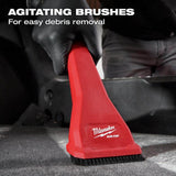 Milwaukee AIR-TIP Claw Utility Nozzle with Brushes — Wet/Dry Vacuum Attachment (Fits 1-1/4 in., 1-7/8 in., 2-1/2 in. Hoses)