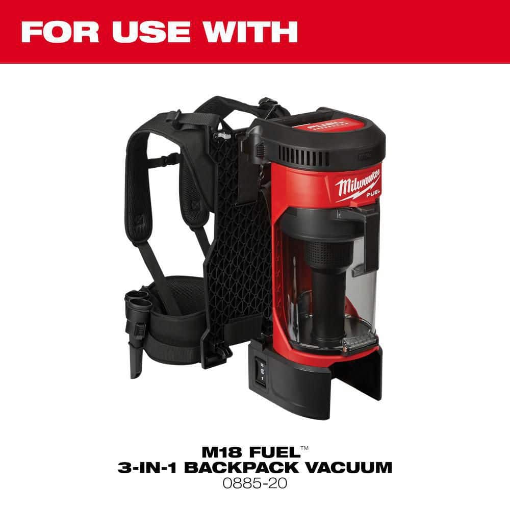 Milwaukee HEPA Filter for M18 FUEL 3‑in‑1 Backpack Vacuum, 2-Pack (Model 49-90-1963)