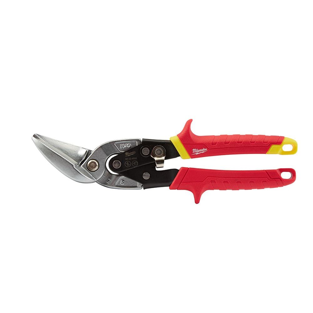 Milwaukee 10 in. Straight-Cut Offset Aviation Snips (Model 48-22-4532)