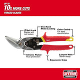 Milwaukee 10 in. Straight-Cut Offset Aviation Snips (Model 48-22-4532)