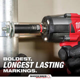 Milwaukee SHOCKWAVE Impact Duty 3/8 in. Drive Deep Well Socket Set (3-Pack)
