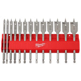 Milwaukee High-Speed Wood Spade Bit Set, 26-Piece (Model 48-27-1520)