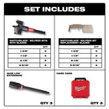Milwaukee SWITCHBLADE Plumbers Selfeed Bits Set (15-Piece)