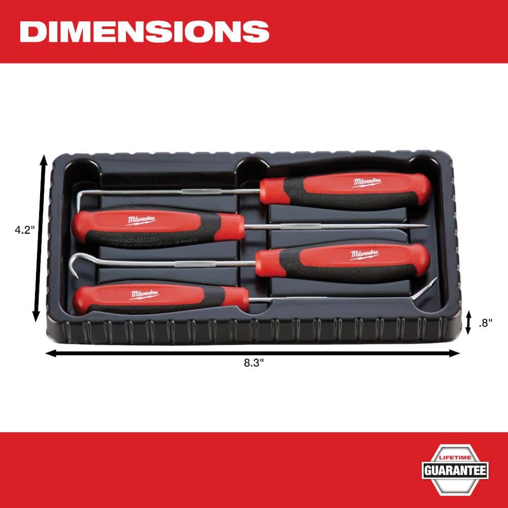Milwaukee Hook and Pick Set, 4-Piece (Model 48-22-9215)